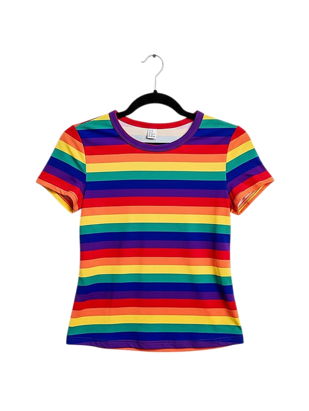 NWT! Boutique Rainbow Stripe Tee - Multicolor